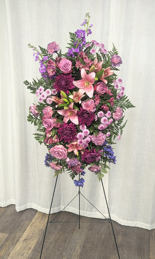 Lavender Reflections Standing Spray