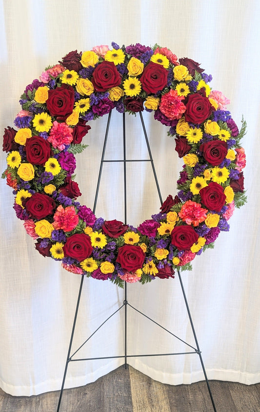 Bold Memories Standing Wreath