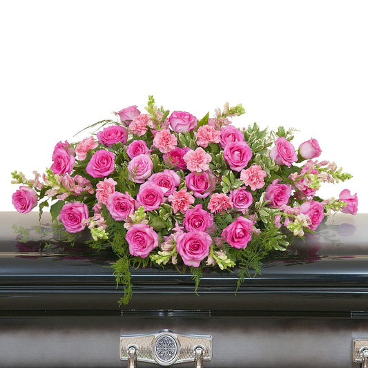 Pastel Reflections Casket Spray