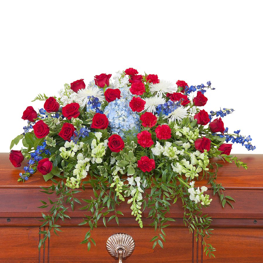 Honored Service Casket Spray