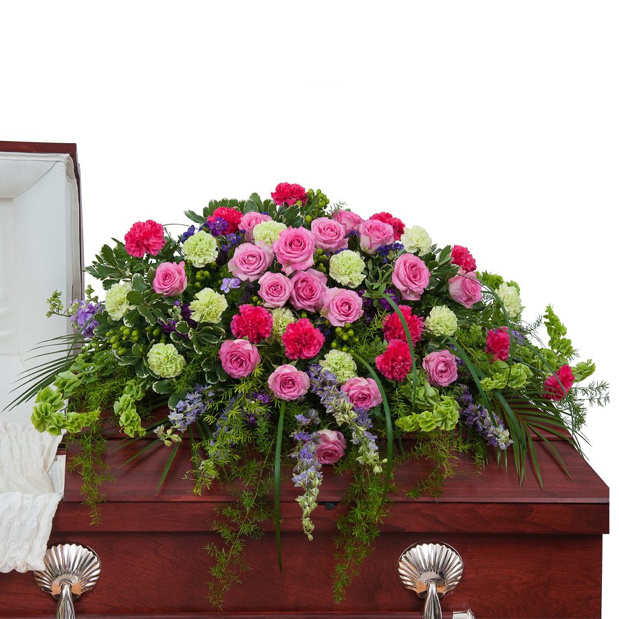 Bold Memories Casket Spray