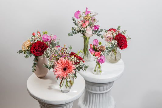 Valentine's Day Bud Vases