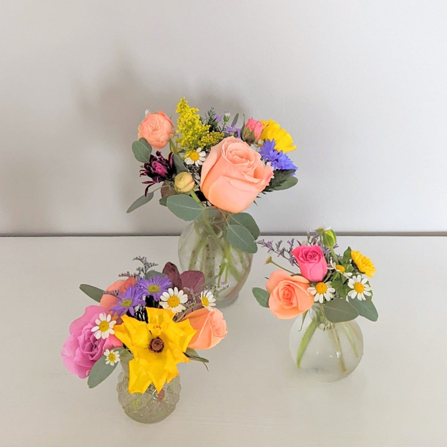 Bud Vase Trio